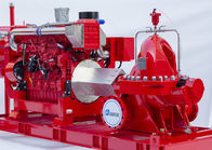 NM Fire Two stage fire pump Horizontal Split Case UL / FM Certified Diesel Engine Driven