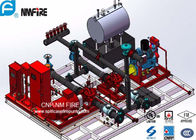 Industrial Skid Mounted Fire Pump With Horizontal Split Case Fire Pump Sets 324 Feet
