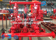 High Prcision Fire Water Pump Package , Fire Pump Skid Package 500GPM@105PSI
