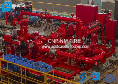 Horizontal Skid Mounted Fire Pump With Ductile Cast Iron Materials UL/FM Listed