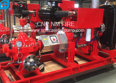 1500GPM @ 155PSI UL/FM Approval Diesel Engine Drive Fire Pump With Horizontal Centrifugal Split case Fire Pump