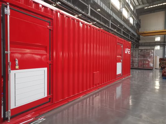1500 GPM Горизонтальная раздвоенная коробка пожарного насоса сборка 1E1D1J NFPA 20 Контейнерный насосный зал
