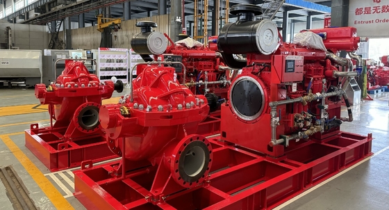 NFPA 20 Стандартные противопожарные насосы для превосходного пожаротушения 110-284PSI Head 4500GPM