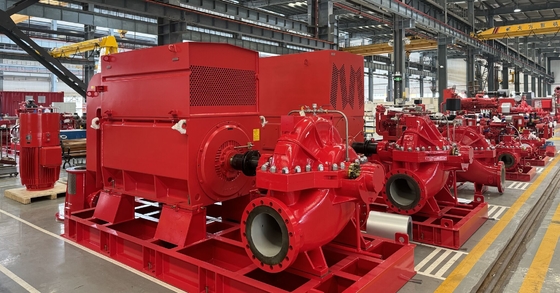 Автоматическая система управления UL/FM FIRE PUMP топливный бак Долговечная производительность Сплит-кейс пожарный насос 6000 GPM