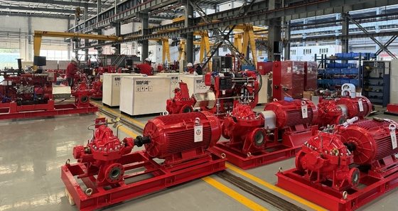 Электромоторный пожарный насос для эффективного пожаротушения SCF250-200-600 3500 GPM