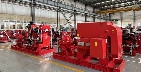SCF200-150-640 Дизельный двигатель Движимый Сплит-Касс Пожарный насос 3000 ГПМ, UL/FM Сертификат