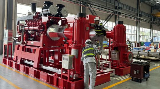 250ВТП950-38 Вертикальный турбинный дизельный двигатель Двигаемый пожарный насос