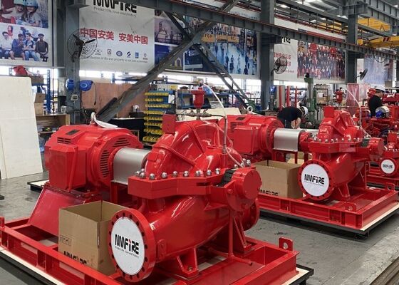750 GPM @ 155 PSI UL/FM Сплит Кейс Пожарный насос Электрический мотор