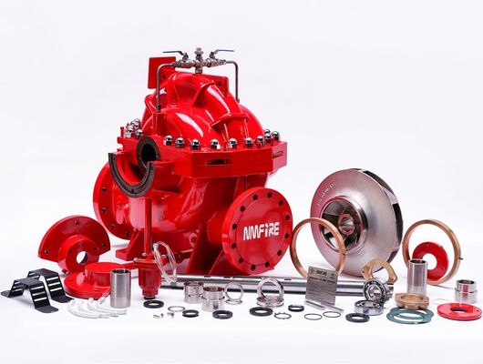 Пожарный насос с горизонтальным разъемом SCF100-80-200 UL/FM 300–500 гал/мин, 300 гал/мин при 132 фунтах на квадратный дюйм Разработан для систем пожаротушения NFPA 20