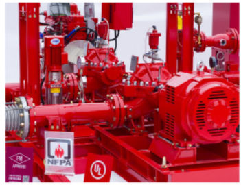 NM FIRE NFPA20 Centrifugal Fire Pump Package System With Simplifies Piping Design