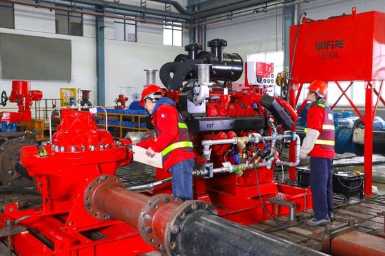 2000GPM Дизельный двигатель Centrifugal Split Case Fire Pump горизонтальный насос с разделенным корпусом