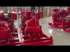 Пожарный насосный агрегат с дизельным двигателем, двухступенчатый, производительность 500 галлонов в минуту при давлении 325 фунтов на квадратный дюйм